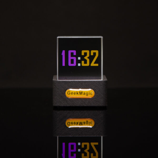 Trendy Mini Transparent WiFi Weather Clock Decoration Display - Image 5