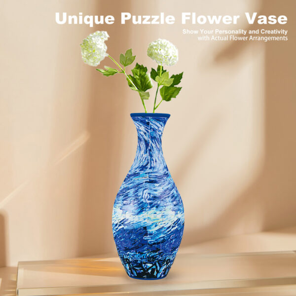 3D Puzzle Vase DIY Living Room Decoration Home - Image 4