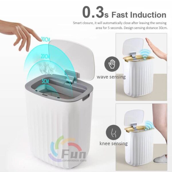 SmartSense: Automatic Touchless Trash Can for Home & Office - Image 4