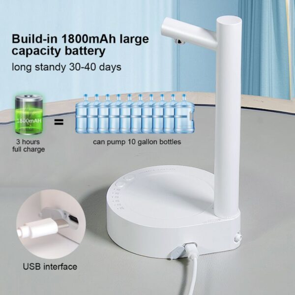 HydroFlow Touch: Rechargeable Electric Water Dispenser - Image 7