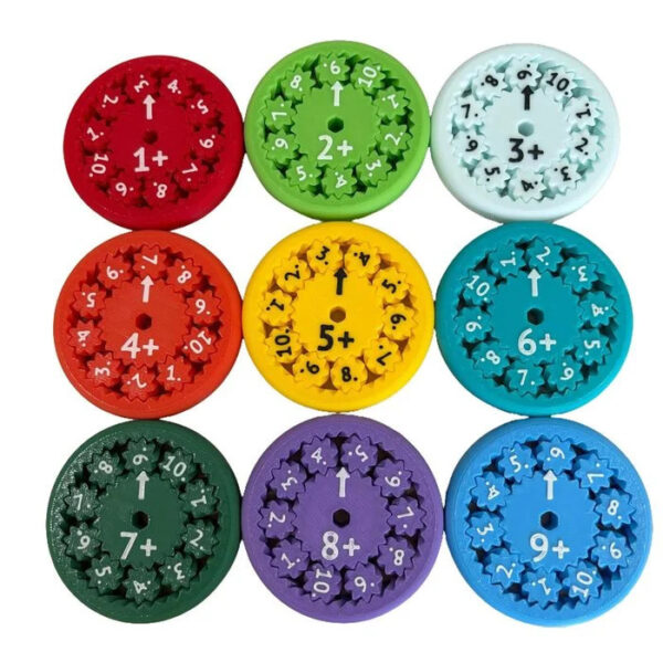 Math Fidget Spinners Fingertip Math Puzzle Toys Math Games Math Operations Decompression Games Desktop Math Multiplication Games - Image 3