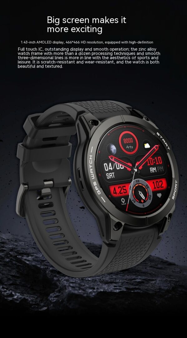 S53 Outdoor GPS Sports Call Smart Watch - Image 8