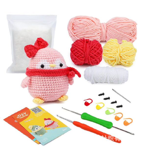 Crochet Material Package Woven Wool Ball Handmade Doll Diy Knitted Crochet Material Package - Image 6