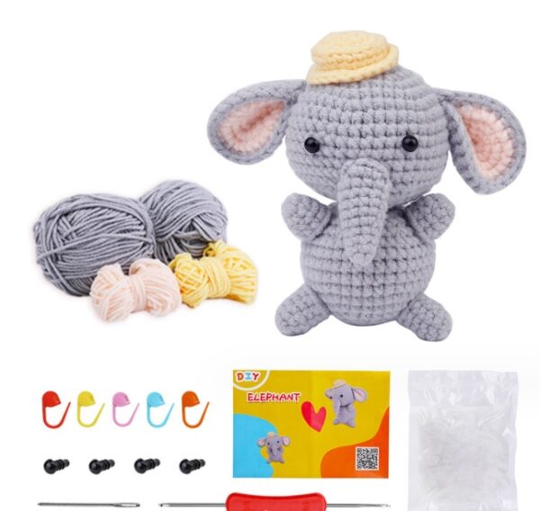 Crochet Material Package Woven Wool Ball Handmade Doll Diy Knitted Crochet Material Package - Image 10