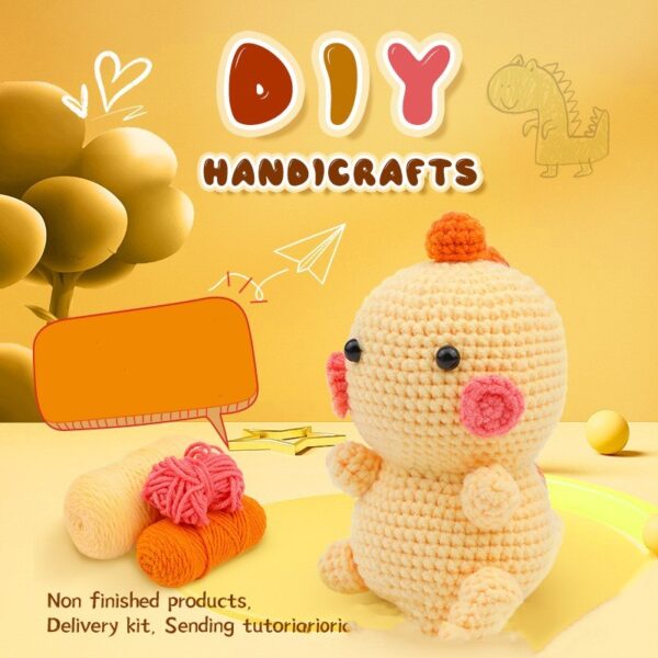 Crochet Material Package Woven Wool Ball Handmade Doll Diy Knitted Crochet Material Package