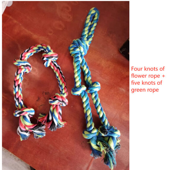 Heavy-Duty Rope Knot Dog Toys For Large Breeds Dental Health Chew And Interactive Tug Of War Play Pet Supplies - Image 10