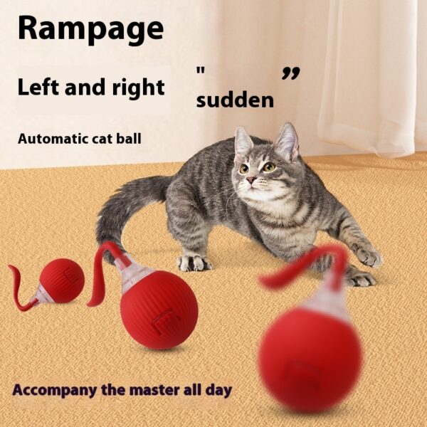 Interactive Cat Toy Ball Super Drive Cat Rolling Ball - Image 10