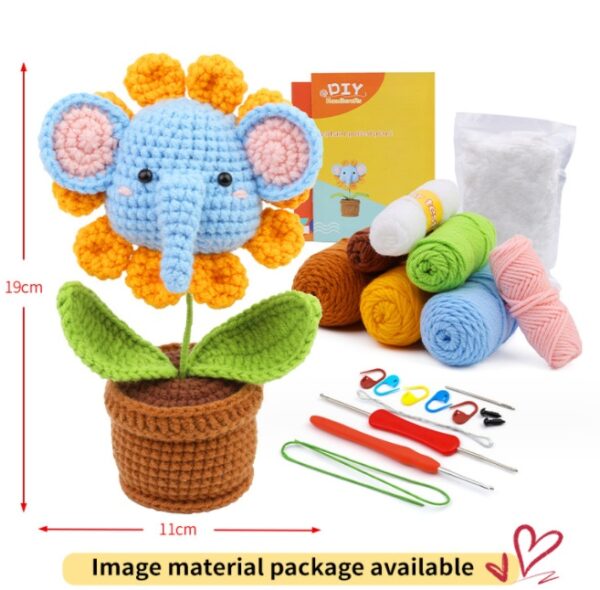 Crochet Material Package Woven Wool Ball Handmade Doll Diy Knitted Crochet Material Package - Image 7