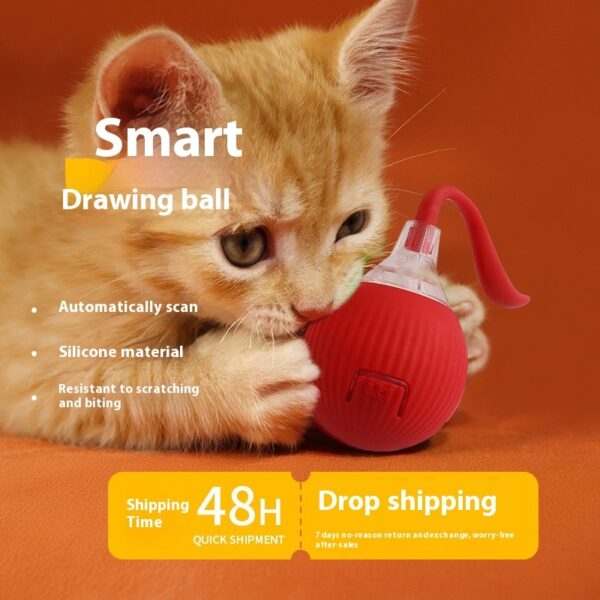 Interactive Cat Toy Ball Super Drive Cat Rolling Ball - Image 4